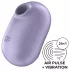 Satisfyer Pro To Go 2 - vibrator clitoridian cu unde de aer, cu acumulator (violet)