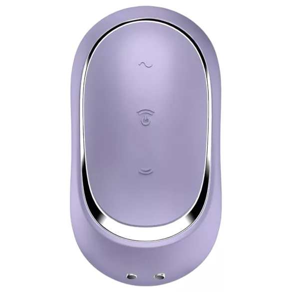 Satisfyer Pro To Go 2 - vibrator clitoridian cu unde de aer, cu acumulator (violet)