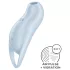 Satisfyer Pocket Pro 1 - stimulator clitoris cu unde de aer - albastru