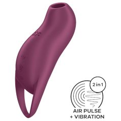   Satisfyer Pocket Pro 1 - vibrator cu unde de aer, mov, reîncărcabil