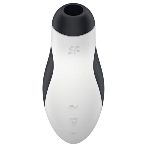 Satisfyer Orca - stimulator clitoridian cu unde de aer impermeabil - negru-alb