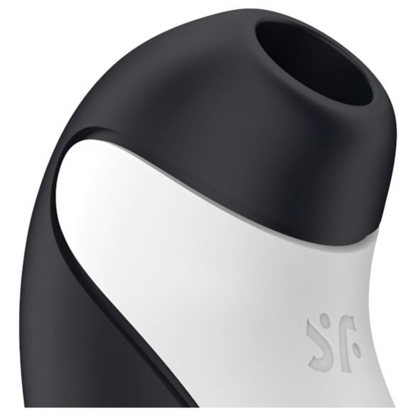 Satisfyer Orca - stimulator clitoridian cu unde de aer impermeabil - negru-alb