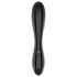 Satisfyer Dazzling Crystal 1 - dildo din sticlă dublu capăt (negru)