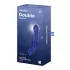 Satisfyer - dildo din sticlă dublu capăt - albastru