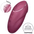 Satisfyer Tap & Climax 1 - vibrator și stimulator clitoris 2în1 - roșu