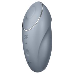 Satisfyer Tap & Climax 1 - 2în1 vibrator clitoridian (gri)