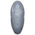 Satisfyer Tap & Climax 1 - vibrator clitoral 2în1 - gri