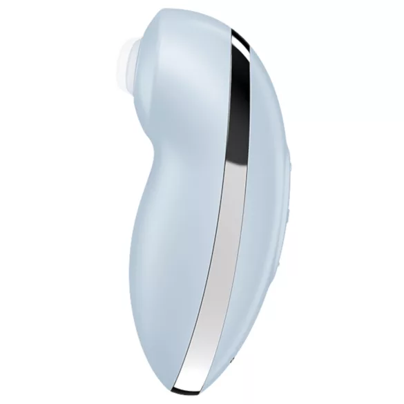 Satisfyer Tap & Climax 2 - vibrator și stimulator clitoris 2în1 - albastru