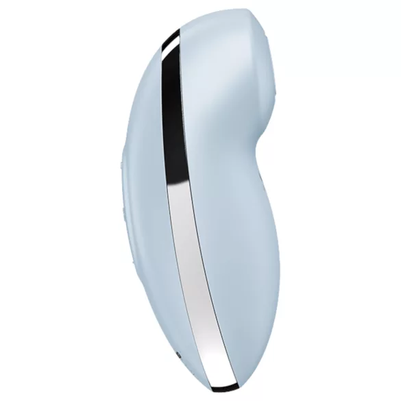 Satisfyer Tap & Climax 2 - vibrator și stimulator clitoris 2în1 - albastru