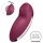 Satisfyer Tap & Climax 2 - vibrator și stimulator clitoris 2în1 - roșu
