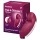 Satisfyer Tap & Climax 2 - vibrator 2în1 pentru stimularea clitorisului (roșu)