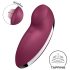 Satisfyer Tap & Climax 2 - vibrator și stimulator clitoris 2în1 - roșu