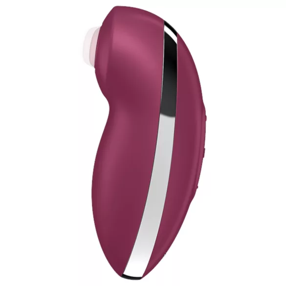Satisfyer Tap & Climax 2 - vibrator 2în1 pentru stimularea clitorisului (roșu)