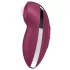 Satisfyer Tap & Climax 2 - vibrator 2în1 pentru stimularea clitorisului (roșu)