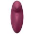 Satisfyer Tap & Climax 2 - vibrator și stimulator clitoris 2în1 - roșu