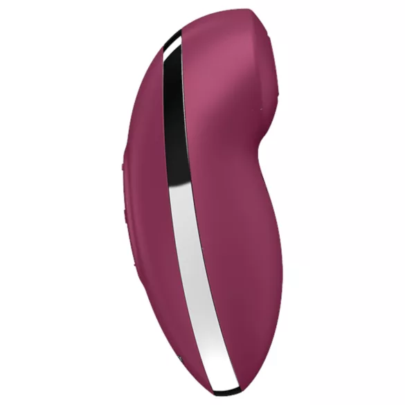 Satisfyer Tap & Climax 2 - vibrator 2în1 pentru stimularea clitorisului (roșu)