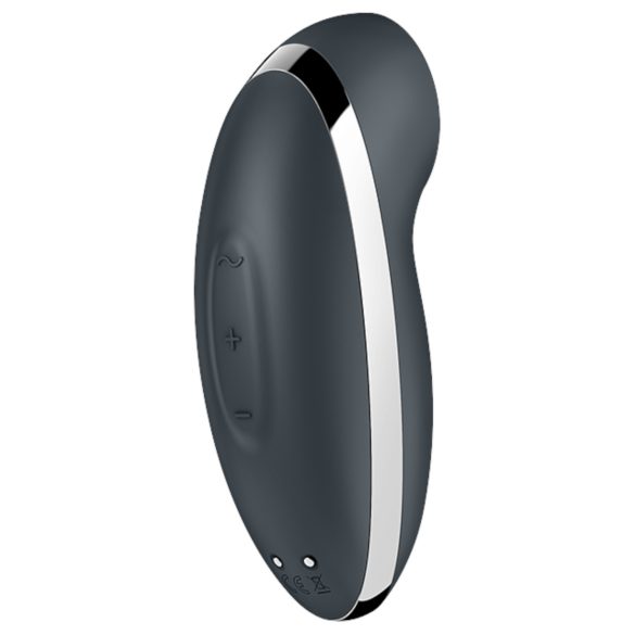 Satisfyer - Vibrator clitoridian 2 în 1 cu atingere - gri