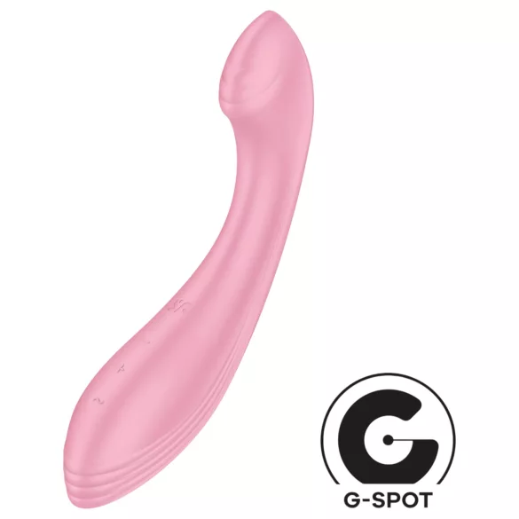 Satisfyer G-Force - vibrator punctul G reîncărcabil, rezistent la apă - roz