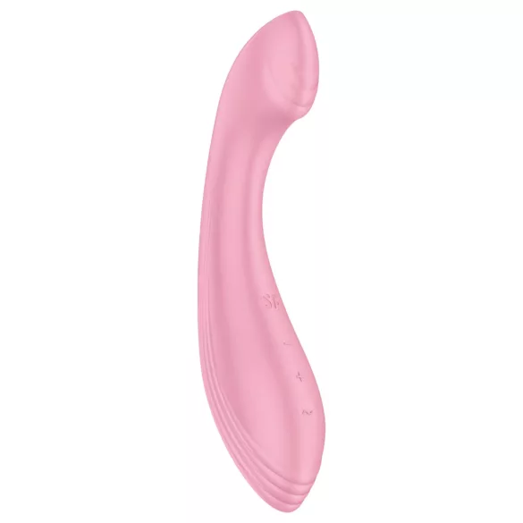 Satisfyer G-Force - vibrator punctul G reîncărcabil, rezistent la apă - roz