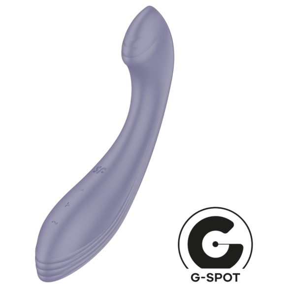 Satisfyer G-Force - vibrator reîncărcabil, rezistent la apă, G-punct (mov)