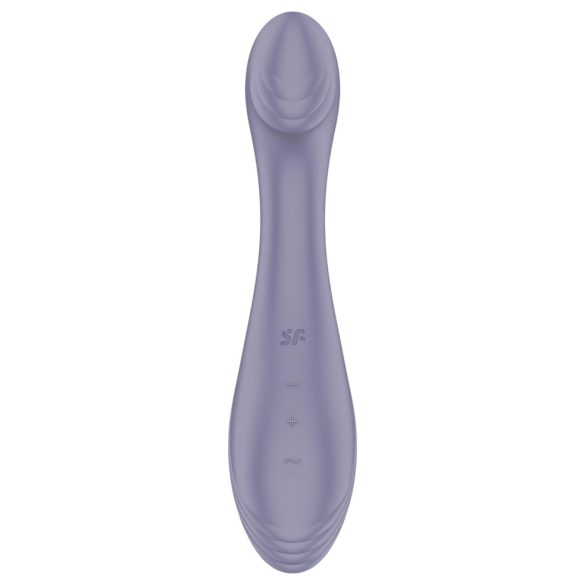 Satisfyer G-Force - vibrator tip G cu acumulator, rezistent la apă, mov