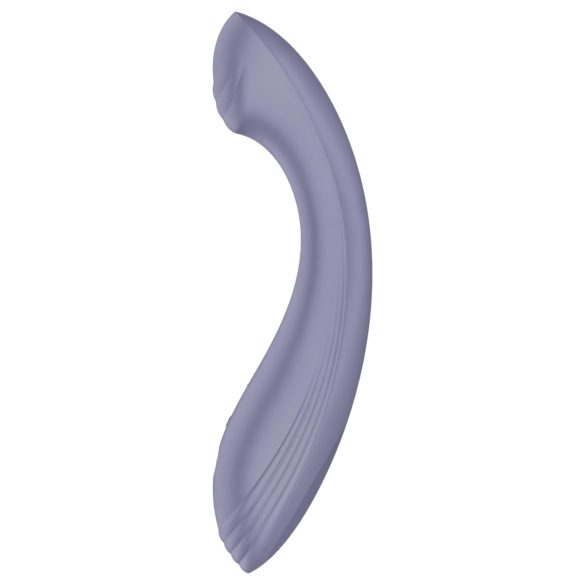 Satisfyer G-Force - vibrator tip G cu acumulator, rezistent la apă, mov