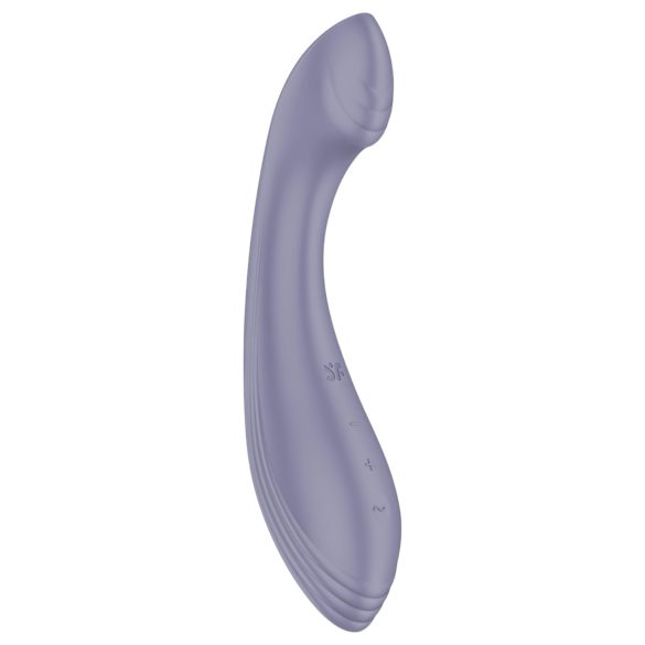 Satisfyer G-Force - vibrator tip G cu acumulator, rezistent la apă, mov