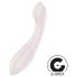 Satisfyer G-Force - vibrator rezistent apă, reîncărcabil pentru punctul G (bej)