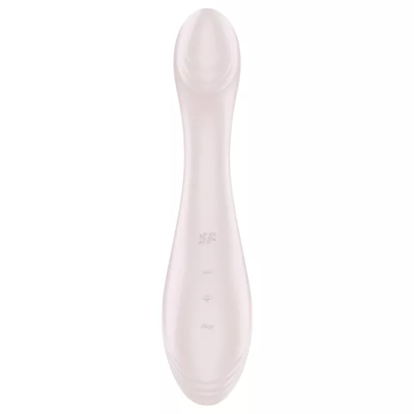 Satisfyer G-Force - vibrator punct G reîncărcabil impermeabil bej
