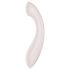 Satisfyer G-Force - vibrator rezistent apă, reîncărcabil pentru punctul G (bej)