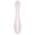 Satisfyer G-Force - vibrator rezistent apă, reîncărcabil pentru punctul G (bej)