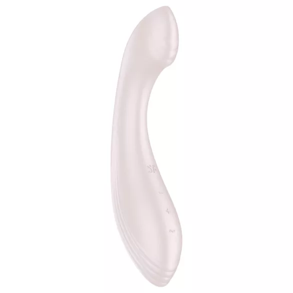 Satisfyer G-Force - vibrator punct G reîncărcabil impermeabil bej