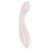 Satisfyer G-Force - vibrator rezistent apă, reîncărcabil pentru punctul G (bej)