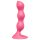 Satisfyer Triple Ball-R - vibrator anal cu bile - silicon roz