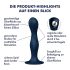 Satisfyer Double Ball-R - dildo cu greutăți (albastru)