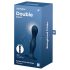 Satisfyer Double Ball-R - dildo cu greutăți - silicon albastru