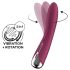 Satisfyer - Vibrator pentru punctul G cu cap rotativ - roșu