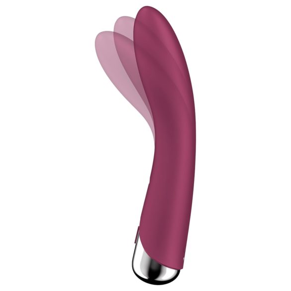 Satisfyer - Vibrator pentru punctul G cu cap rotativ - roșu