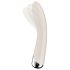 Satisfyer Spinning Vibe 1 - vibrator G-spot cu cap rotativ (bej)