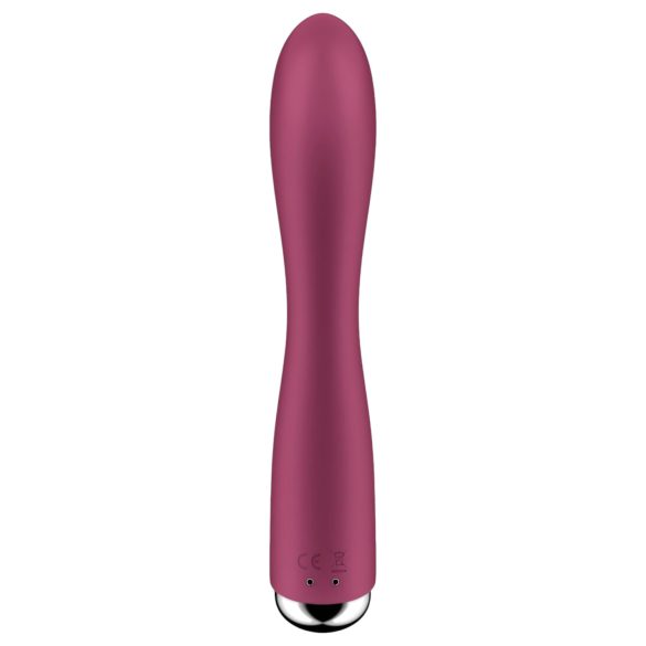 Satisfyer Spinning Rabbit 1 - vibrator cu braț rotativ pentru clitoris - roșu