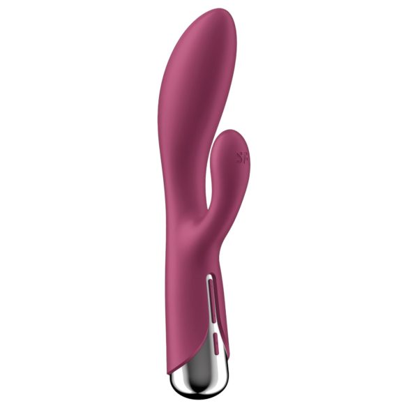 Satisfyer Spinning Rabbit 1 - vibrator cu braț rotativ pentru clitoris - roșu