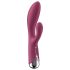 Satisfyer Spinning Rabbit 1 - vibrator cu braț rotativ pentru clitoris - roșu