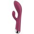 Satisfyer Spinning Rabbit 1 - vibrator cu braț rotativ pentru clitoris - roșu