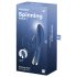 Satisfyer Spinning Rabbit 1 - vibrator rotativ cu braț clitoridian (albastru)