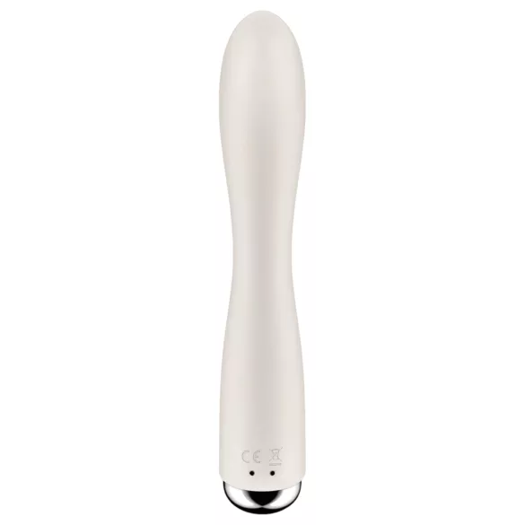 Satisfyer Spinning Rabbit 1 - vibrator pentru clitoris cu braț rotativ - bej