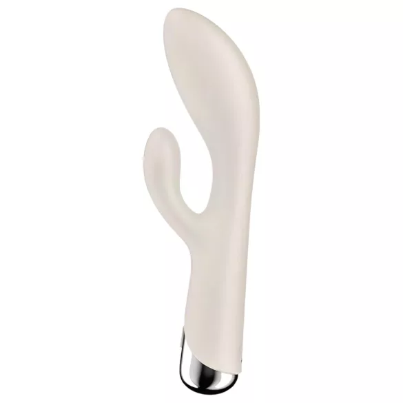 Satisfyer Spinning Rabbit 1 - vibrator pentru clitoris cu braț rotativ - bej