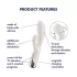 Satisfyer Spinning Rabbit 1 - vibrator pentru clitoris cu braț rotativ - bej
