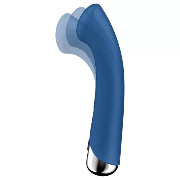 Satisfyer - Vibrator pentru punctul G cu cap rotativ - albastru