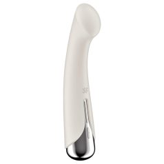   Satisfyer Spinning G-Spot 1 - Vibrator cu cap rotativ pentru punctul G (bej)