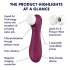 Satisfyer Pro 2 Gen3 - Stimulator clitoridian cu unde de presiune controlat prin aplicație (roșu)